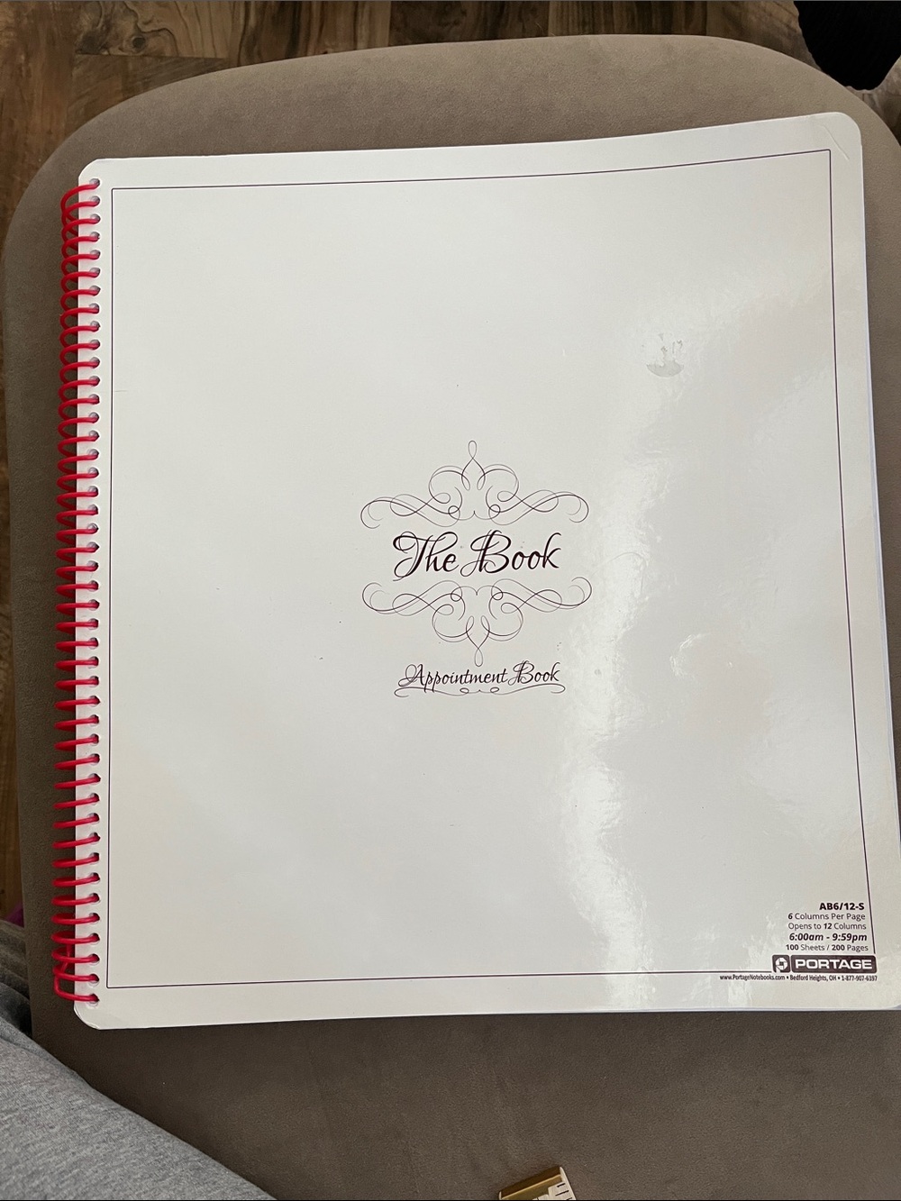 Appointment Notebook — White Cover never used